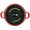 Casserole FAGOR Optimax Rouge Acier émaillé (Ø 24 x 13 cm)