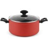 Casserole FAGOR Maxima Rouge Aluminium (Ø 20 x 10 cm)