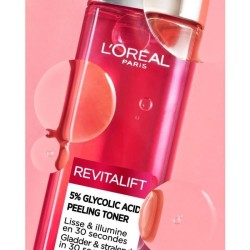 Lotion exfoliante L'OREAL PARIS Revitalift effet Peeling a l'Acide Glycolique 5% - 180 ml