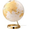 Globe terrestre lumineux Atmosphere Ø 30 cm Doré Plastique