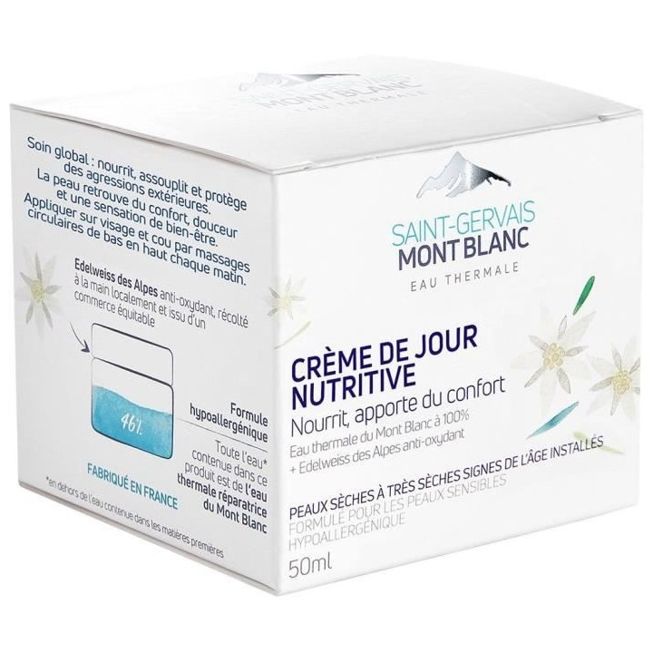 Creme de Jour Saint Gervais Mont Blanc Anti-Âge Nutritive 50 ml