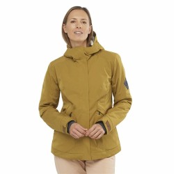 Anorak de ski Salomon Snow Rebel Femme Doré