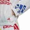 Veste de Sport pour Femme Adidas Essentials Multi-Colored Logo Blanc