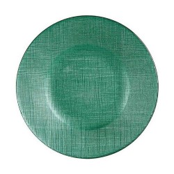 Assiette plate Vert verre 6...