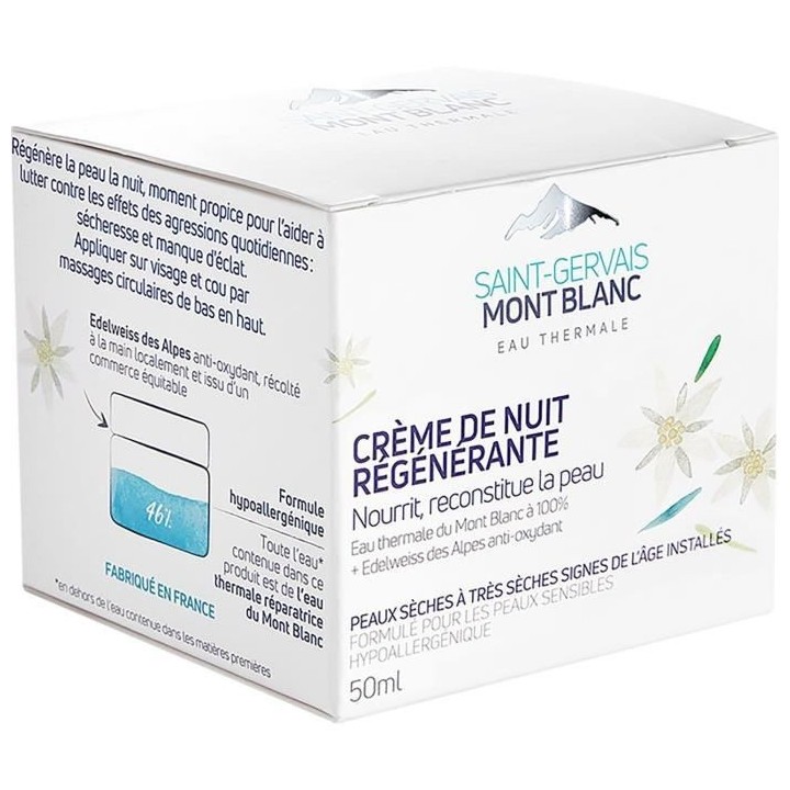 Creme de Nuit SAINT GERVAIS MONT BLANC Anti-Âge Régénérante - 50 m