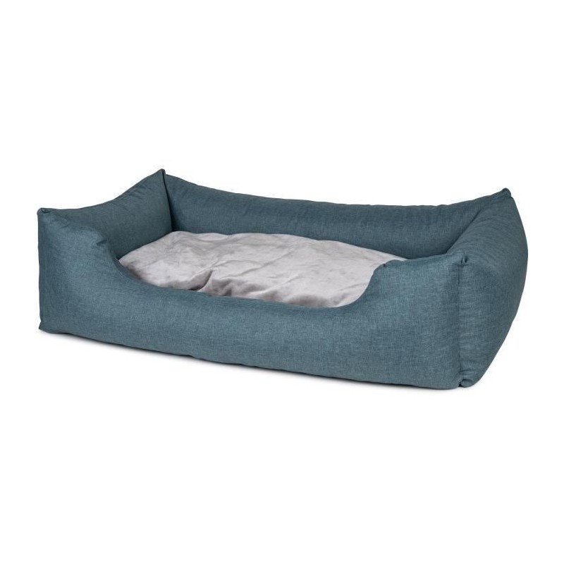 VADIGRAN Panier carré Ares - 100 cm - Turquoise - Pour chien