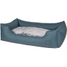 VADIGRAN Panier carré Ares - 100 cm - Turquoise - Pour chien