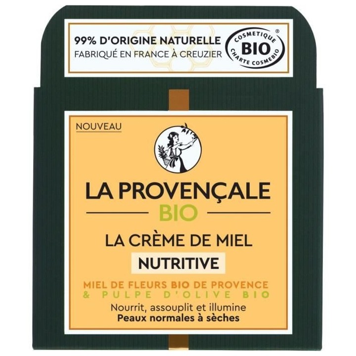 Creme La Creme de Miel Nutritive LA PROVENCALE BIO - 50 ml