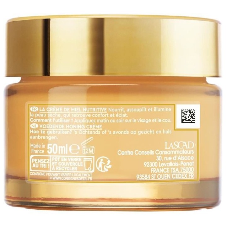 Creme La Creme de Miel Nutritive LA PROVENCALE BIO - 50 ml