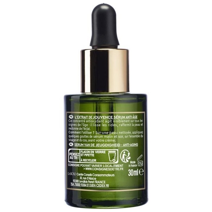 Sérum Anti-Âge Bio L'Extrait de Jouvence LA PROVENCALE - 30 ml