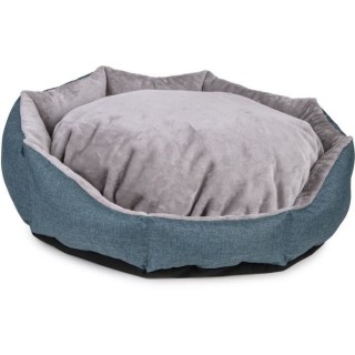 VADIGRAN Panier rond Ares - 80 cm - Turquoise - Pour chien