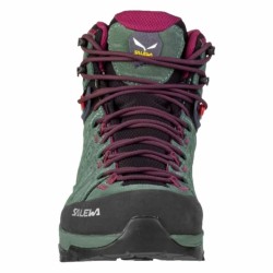 Chaussures de sport pour femme Salewa Trainer 2 Mid Gore Tex Vert