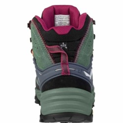 Chaussures de sport pour femme Salewa Trainer 2 Mid Gore Tex Vert