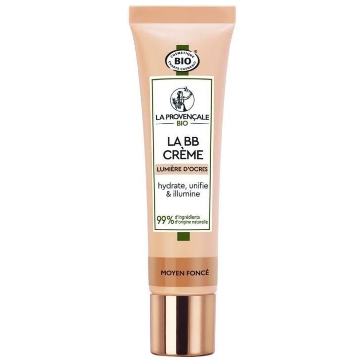 Creme hydratant BB La Creme Lumiere d'Ocres LA PROVENCALE BIO - Moyen