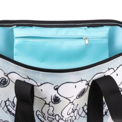 Sac de plage Snoopy Bleu (47 x 33 x 15 cm)