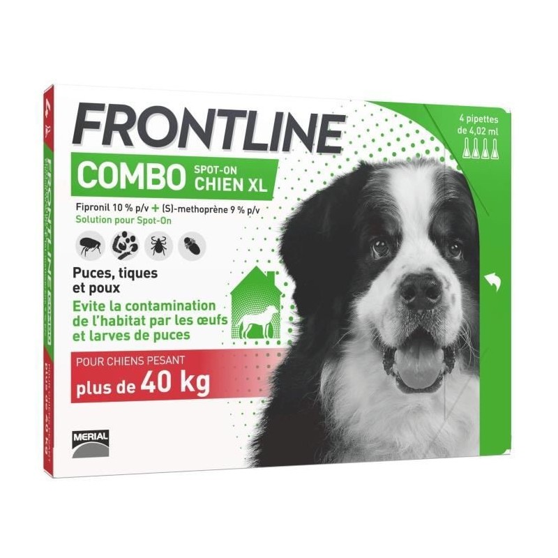 Frontline Combo Chien XL 4 pipettes