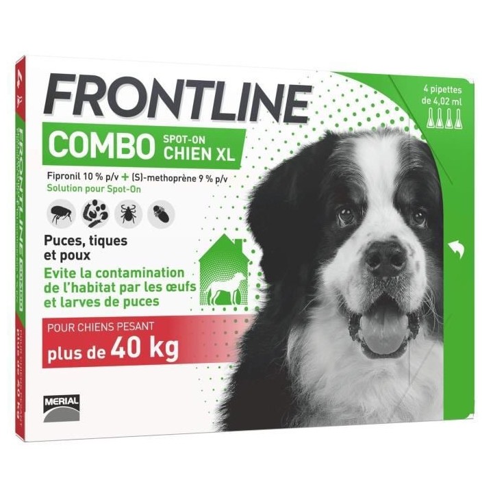Frontline Combo Chien XL 4 pipettes