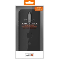 Pack coque TPU et verre trempé pour Xiaomi Redmi 8 Noir