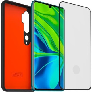 Pack Coque et Verre trempé pour Xiaomi Mi Note 10 + Assurance casse d