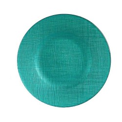 Assiette plate Turquoise...