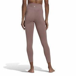 Leggings de Sport pour Femmes Adidas 7/8 Yoga Luxe Rose clair