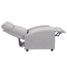 DREAM - Fauteuil de relaxation - Tissu - Gris - L 67 x P 98 x H 97 cm