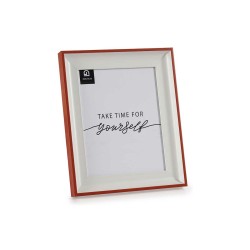 Cadre photo Verre Rouge Blanc Plastique (2,5 x 31,2 x 26 cm) (6 Unités)