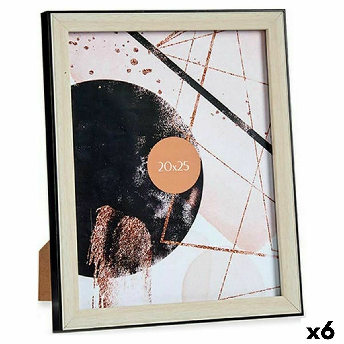 /227297/cadre-photo-noir-marron-plastique-verre-22-6-x-2-x-27-6-cm-6-unites.jpg