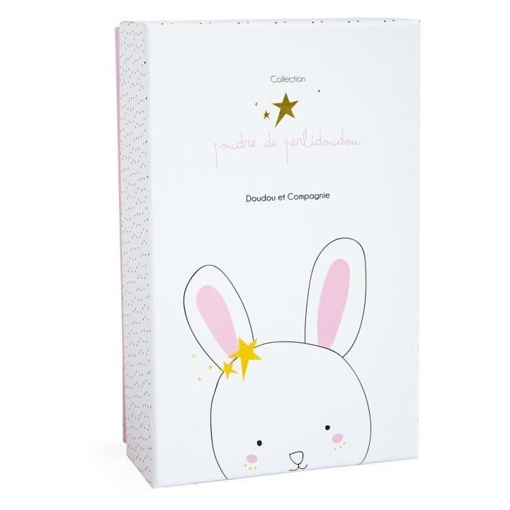 DOUDOU ET COMPAGNIE Lapin Fleurs - Boîte a musique