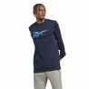 Sweat sans capuche homme Reebok Identity Fleece Crew Bleu foncé