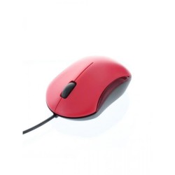 MOBILITY LAB Souris Mousy - Optique - Filaire - USB - Rouge