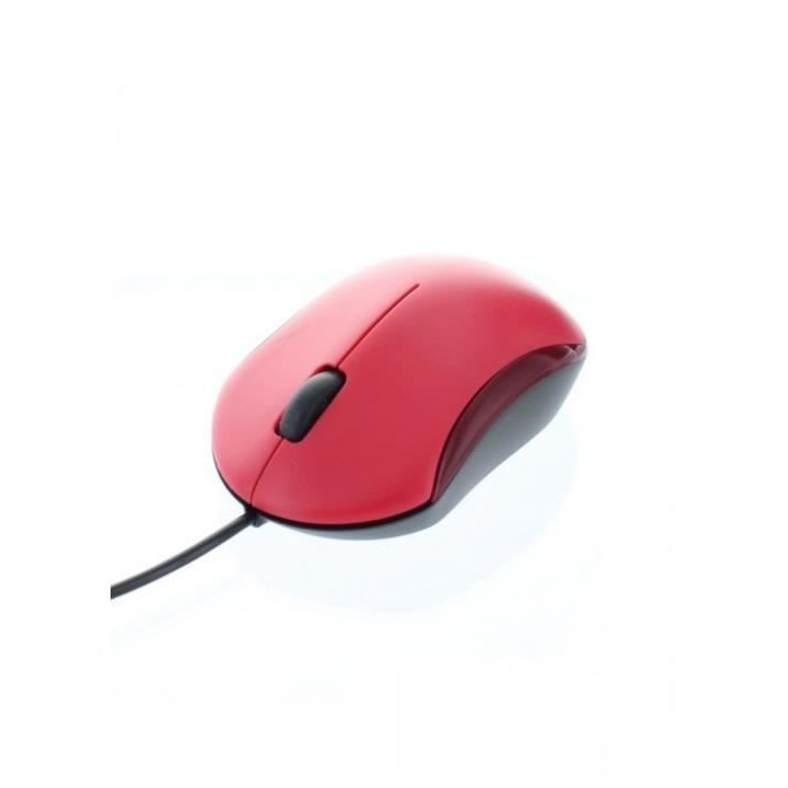 MOBILITY LAB Souris Mousy - Optique - Filaire - USB - Rouge