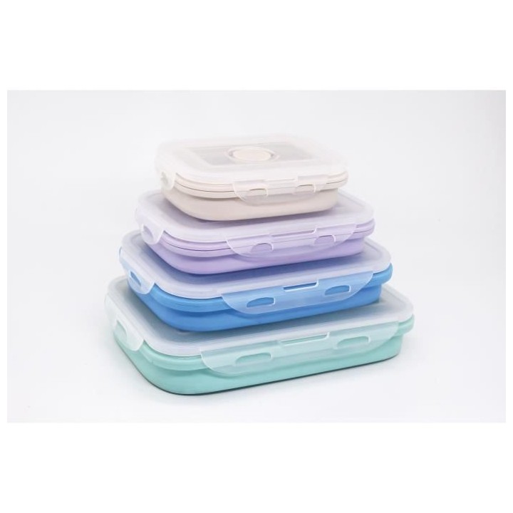 Boites alimentaires rétractables - 4pcs