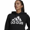 Sweat à capuche femme Adidas Loungewear Essentials Logo Noir