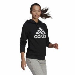 Sweat à capuche femme Adidas Loungewear Essentials Logo Noir