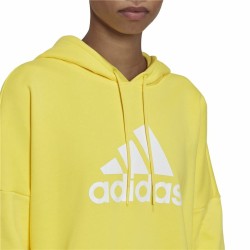 Sweat à capuche femme Adidas Future Icons Badge of Sport Jaune