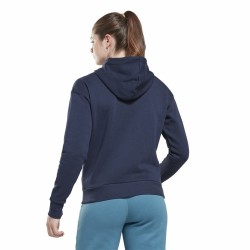 Sweat à capuche femme Reebok Doorbuster Identity Bleu foncé