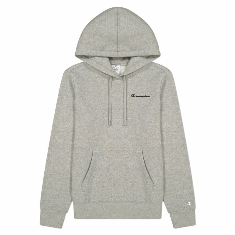 Sweat à capuche femme Champion Gris clair