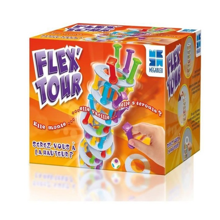 Flex Tour - Version Petite Boîte - Jeu de Société - MEGABLEU