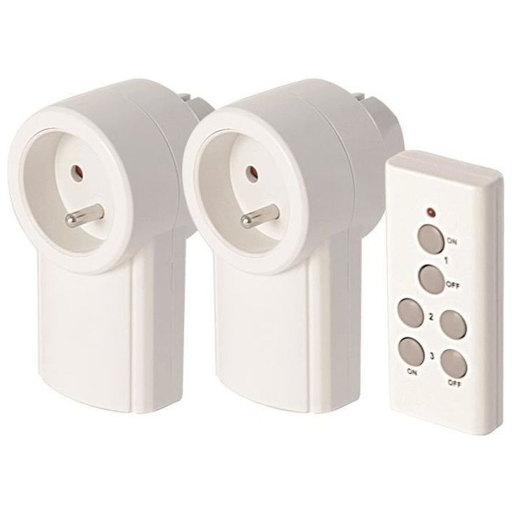 SCS SENTINEL Kit de 2 prises télécommandées 2300 W