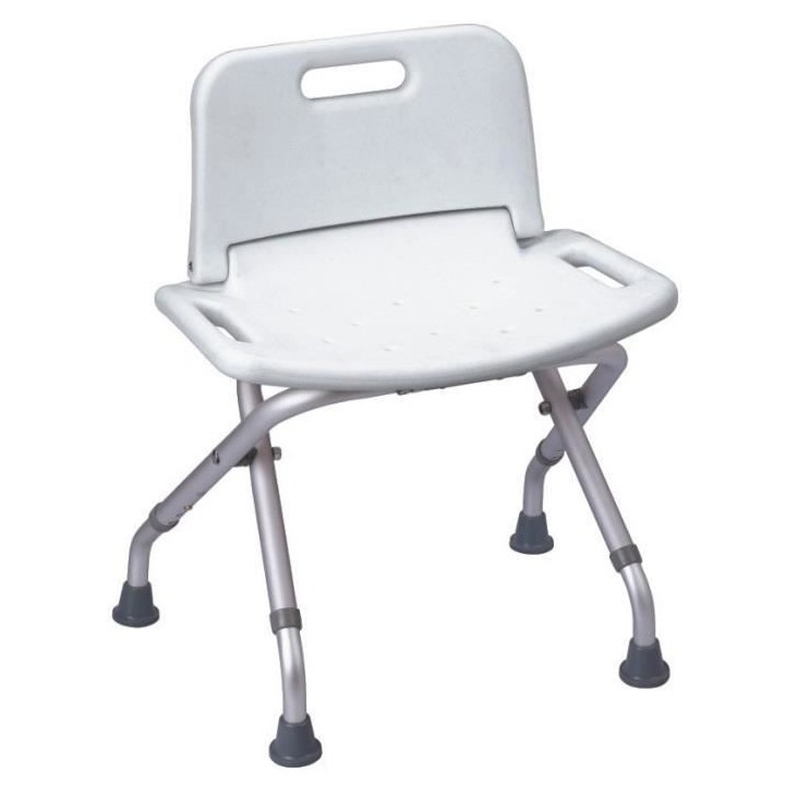 Chaise de douche pliante AUTONOMIE ET BIEN eTRE TMI 3471 - Tubes alumi