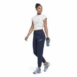 Pantalon de sport long Reebok Vector Graphic Blue marine Femme