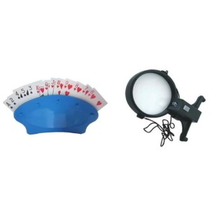 Set de jeu et loisirs : 1 jeu de 52 cartes grandes dimensions, 2 porte