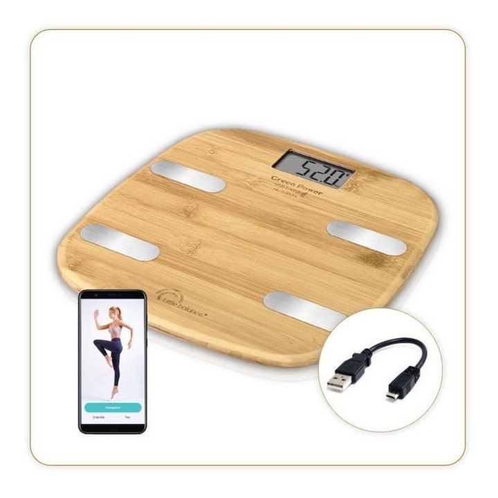 LITTLE BALANCE 8359 Bambou Connect 4 USB, Balance impédancemetre conn