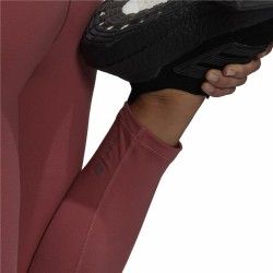 Leggings de Sport pour Femmes Adidas  Studio 7/8  Marron