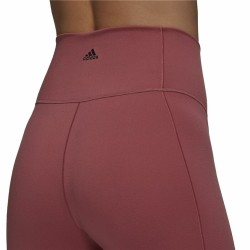 Leggings de Sport pour Femmes Adidas  Studio 7/8  Marron