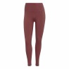 Leggings de Sport pour Femmes Adidas  Studio 7/8  Marron