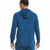 Sweat à capuche homme Under Armour Rival Terry Bleu