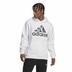 Sweat à capuche homme Adidas Essentials Camo Blanc