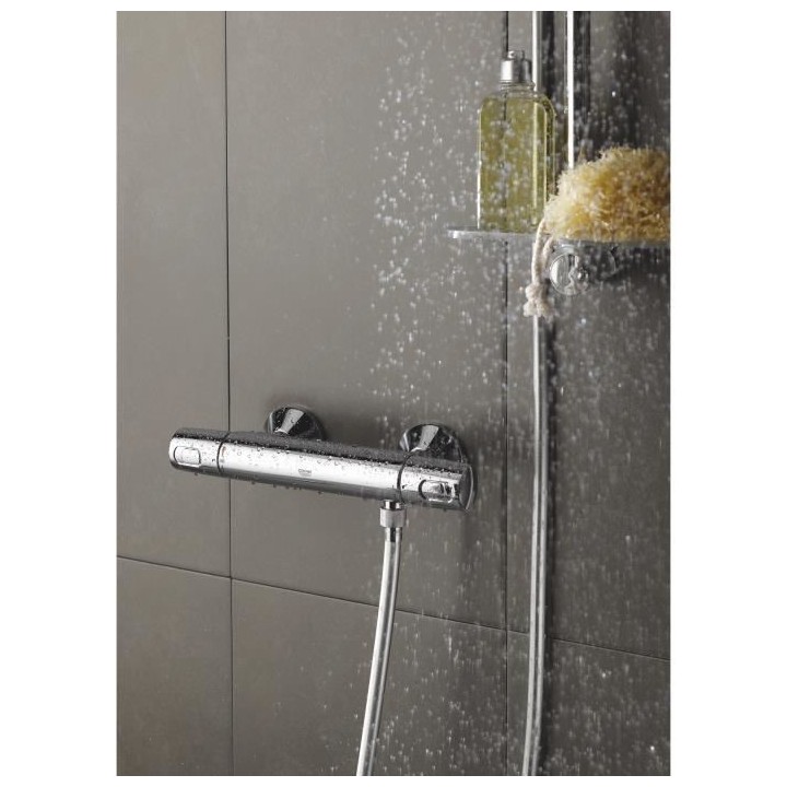 GROHE Mitigeur thermostatique Douche Precision Trend, montage mural, p